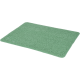 Grüne Haustiermatte mit einer strukturierten Oberfläche und einem Pfotenabdruckdesign in der Ecke, ideal für den Komfort und die Sauberkeit von Haustieren.