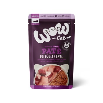 WOW Cat Senior 12×125 g Ente & Geflügel