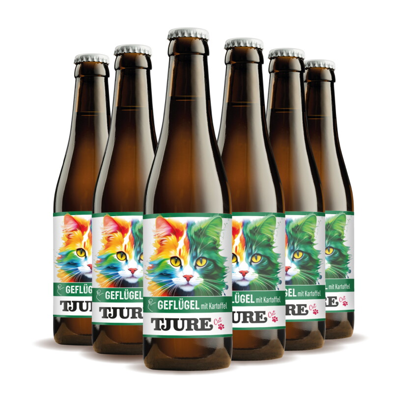 Tjure Katze Geflügel und Kartoffel 1,32 kg