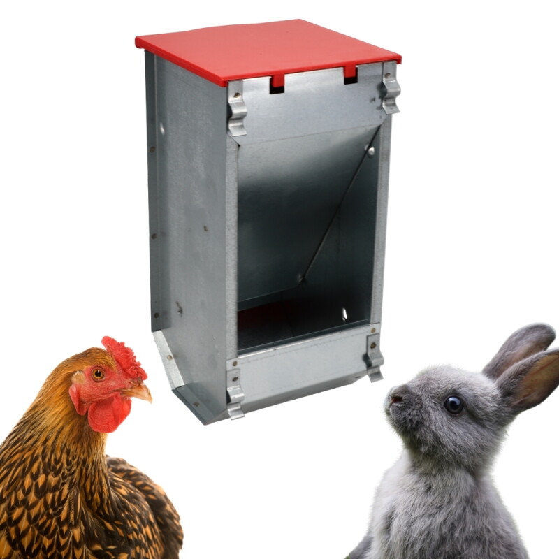 GarPet Futterautomat Hühner Futterspender Hase