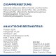 Tierfutterverpackung mit deutschem Text, der die Zusammensetzung, Zutaten (66% Brauereireis, 12% Ente) und die Nährwertanalyse beschreibt.