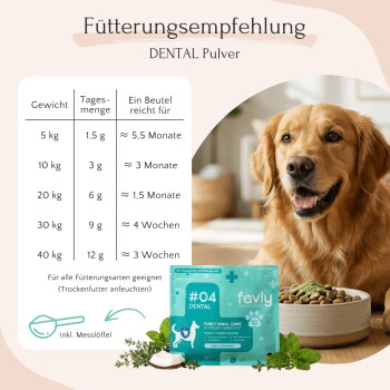 Zahnpulver für Haustiere fördert die Mundhygiene, frischen Atem und Zahnfleischgesundheit, während es die Bildung von Zahnstein verhindert.