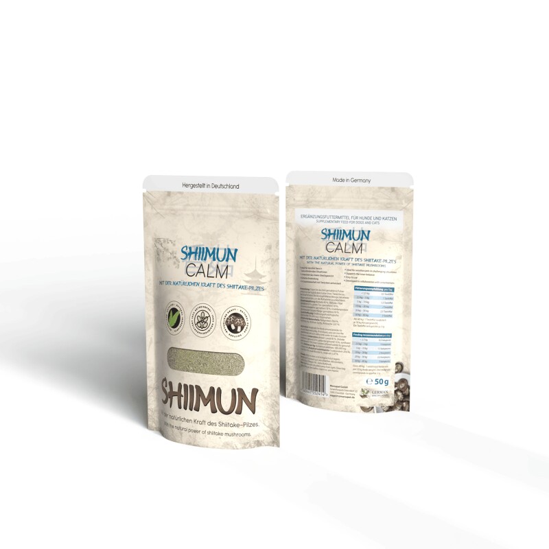 Marsapet Shiimun Calm Pulver für Hunde und Katzen mit Shiitake - 50g