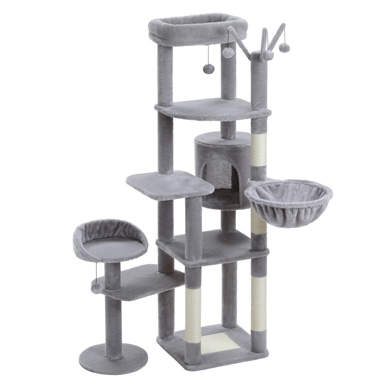 Pawz Road mehrstöckiger Kratzbaum 150cm grau