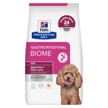 Hill’s Prescription Diet Gastrointestinal Biome Mini Hundefutter — Verdauungs-/Ballaststoffpflege, vom Tierarzt empfohlen