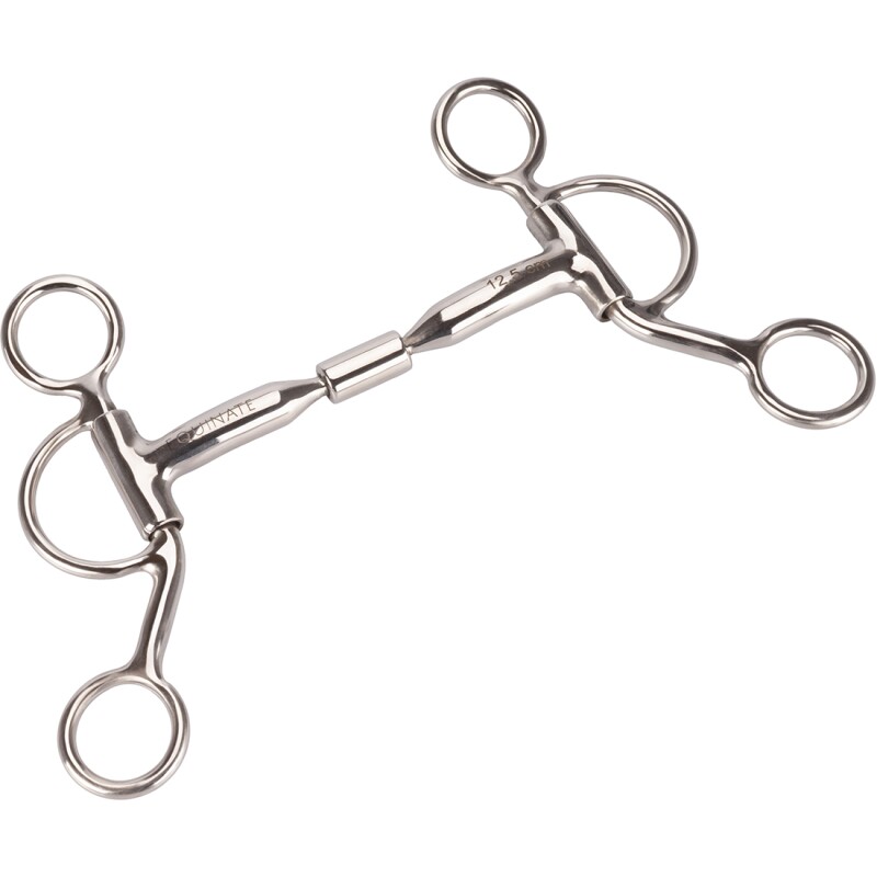 Equinate Westerngebiss Billy Allen Bit mit Shanks Edelstahl 11,5 cm
