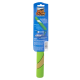 Chuckit! Max Glow Ultra Fetch Stick, grünes, im Dunkeln leuchtendes Hundespielzeug mit blauer Verpackung und Gebrauchsanweisung.