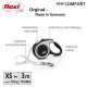 Neue Comfort Flexi-Hundeleine, XS (max. 12 kg), 3 m, Merkmale: verbesserter Bandausgang, bequemer Verschluss, strapazierfähiges Band, elastischer Griff.