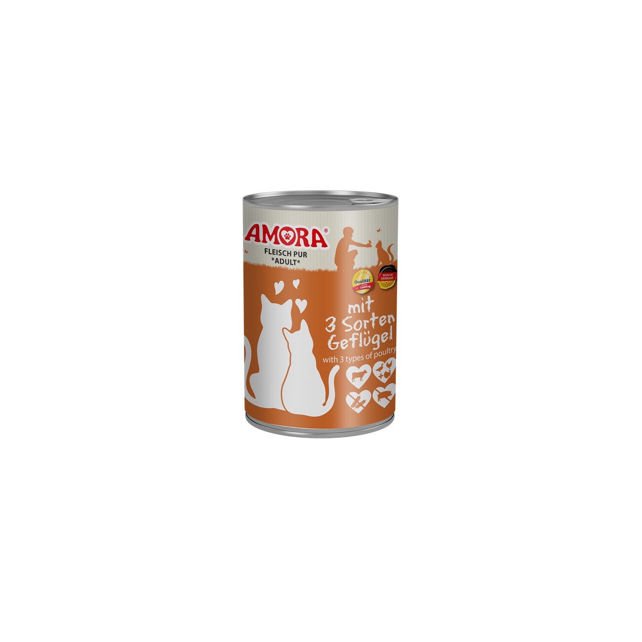 Amora Cat Pur 6x400g Pute und Kaninchen