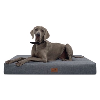 ® HUGO Ortho Plus Orthopädische Hundematratze hellgrau / grau-meliert 1,5 m, 13 cm, 1 m