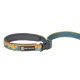 Reflektierende Hundeleine Crag™ blau/ türkis/ beige/ braun