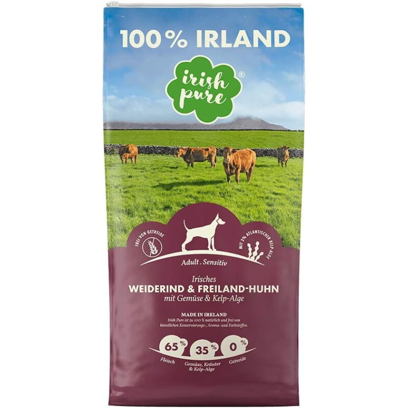 Irish Pure - Rind, Huhn + Gemüse & Kelp 12 kg