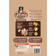 Emballage de nourriture pour chiens avec "Ultima Nature No Grain" avec de la dinde fraîche, des pois, des carottes et de l'huile de poisson. Comprend des détails nutritionnels.