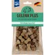 Hunde-Leckerlis mit der Aufschrift "Gelenk Plus" zur Unterstützung der Gelenke, mit einer Hundillustration, mit Text in Deutsch und einem "Made in Germany"-Abzeichen.