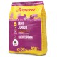 Josera Mini Junior Hundefutterbeutel, 900g, gelb und lila Design, glutenfrei mit Ente und Lachs, für optimale Entwicklung kleiner Rassen.
