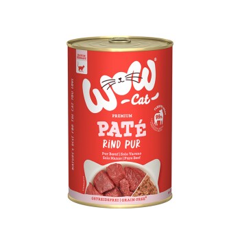 WOW Cat Adult 6 x 400 g Pur bœuf