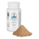 Weiße Flasche mit DiarDoc Pro Nahrungsergänzungsmittel für Hunde, 50g, mit probiotischen Ansprüchen und Anweisungen zur Stabilisierung der Verdauung.