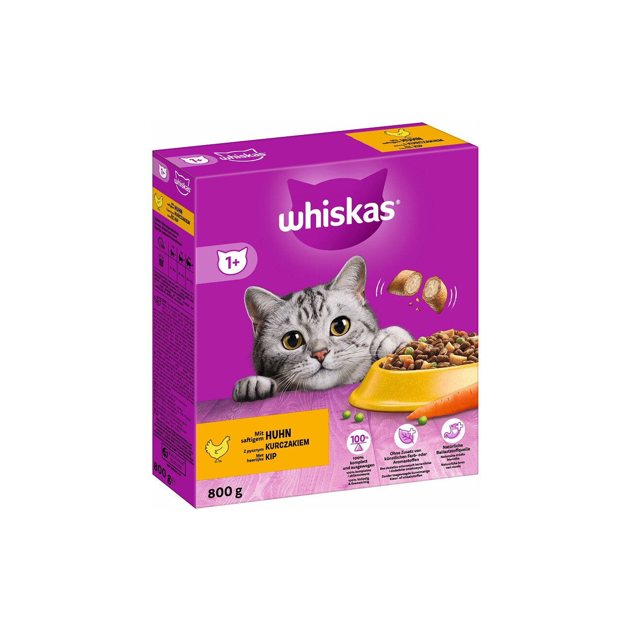 Whiskas Nourriture sèche 1+ Adult 800 g