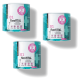 Drei Dosen FAVY Petfood Functionals 01 FloraVITAL mit Topinambur, Flohsamenschalen und Chicorée-Wurzel, beschriftet mit funktionaler Pflege.