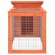 Kaninchenstall 100,5x54x55cm (L x B x H) naturfarben