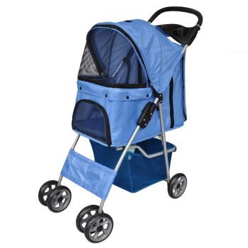 Hundetransporter 37x80x99 (B x T x H) blau