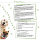 Exvital-Nahrungsergänzungsmittel für Hunde und Katzen, das die Verdauungsgesundheit fördert, mit Fütterungsempfehlungen und Inhaltsstoffdetails.