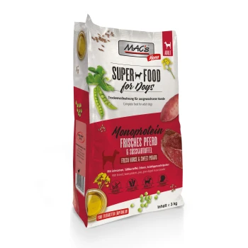 Dog Mono Adut Trockenfutter Pferd 3 kg