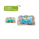 MultiFit Meisenknödel-Trio Vogelfutterverpackung: eine kleine Packung mit bunten Bällen und eine größere Packung mit vier, beschriftet mit "Neues DESIGN, gleiche QUALITÄT."