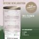 Dose mit Welpen- und Junghundefutter beschriftet 'Offene Deklaration', 'Plus Junior Mix mit natürlichem Calcium', '76% Fleisch'