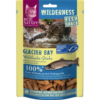 REAL NATURE WILDERNESS Fish-Snack 35g Glacier Bay, Fisch & Meeresfrüchte