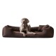 MORITZ VIP Hundebett Hundesofa braun 90 cm, 22 cm, 75 cm