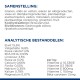 Voedingsinformatie voor huisdierenvoer, met details over ingrediënten zoals granen, eieren en vleesbijproducten, met analyse van eiwitten, vet en vitamines.