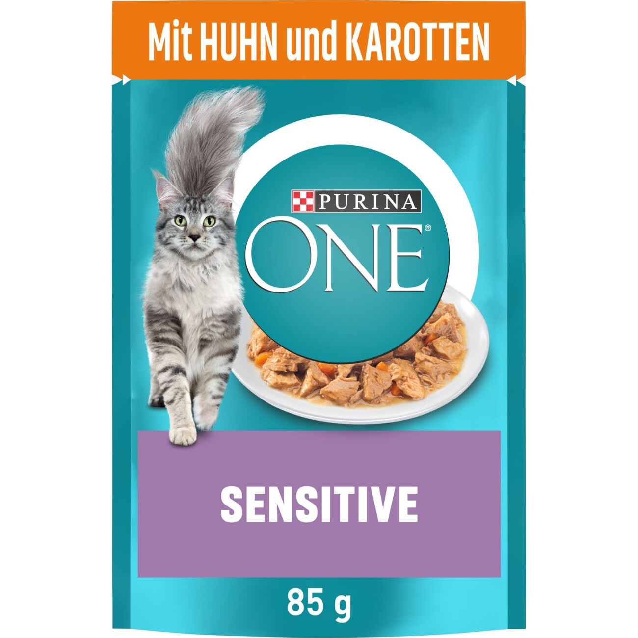 Purina ONE Sensitive mit Huhn & Karotten 26x85 g | FRESSNAPF