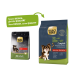 Verpackung für Select Gold Hundefutter mit zwei Beuteln: 'XS Adult' mit einem Hundebild und 'Complete' mit Nährwertinformationen. Text: 'Neues DESIGN, gleiche QUALITÄT.'