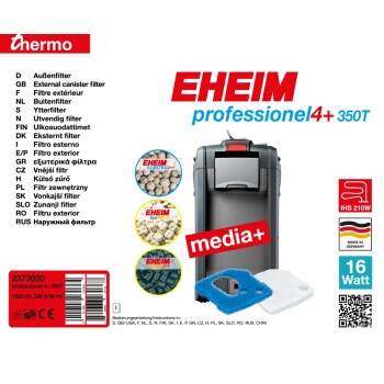 EHEIM 2373 PROFFESSIONAL 4+ 350T THERMO EXTERNAL FILTER