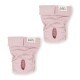 2er Pack Läufigkeitshöschen aus Bio-Baumwolle "Lou" pink XL
