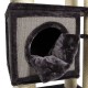 Kratzbaum Victoria 2 für schwere Katzen anthrazit