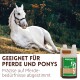 Getrocknete Kräutermischung mit der Aufschrift "Supravit Bronchial Kräuter" und Text "aus 100% natürlichen Kräutern" auf weißem Hintergrund.