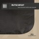 Hundebett mit Gratis-Beigabe, waschbar, robuster Fein-Cordstoff taupe