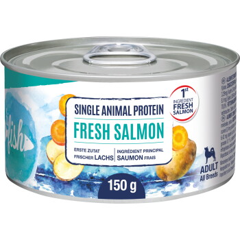 Hi Pet Food Nassfutter Hund, Adult, Fresh, Lachs 12x150 g
