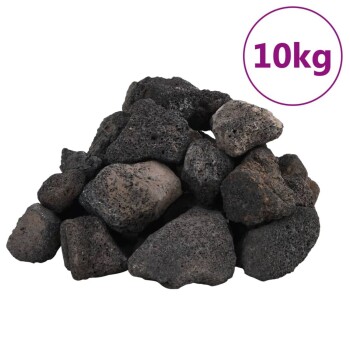 Lavagranulat Schwarz 5-8 cm 10 kg