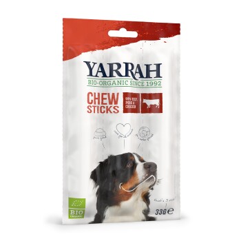 Yarrah Bio Snack Kaustange mit Rind 6x33 g