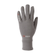 Graue Polartec-Handschuhe mit Roeckl-Branding, mit einer engen Passform und fünf Fingern, ideal für Outdoor-Aktivitäten.