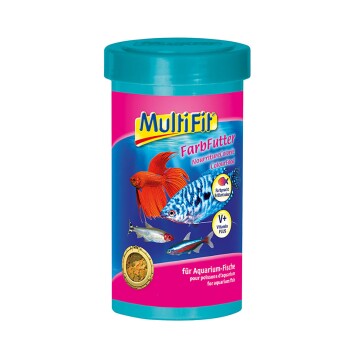 Nourriture colorée pour poissons d'aquarium 250ml