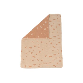 Zubehör Kuscheldecke beige