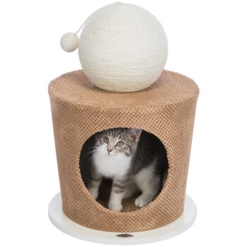 Kuschelhöhle mit Kratzball