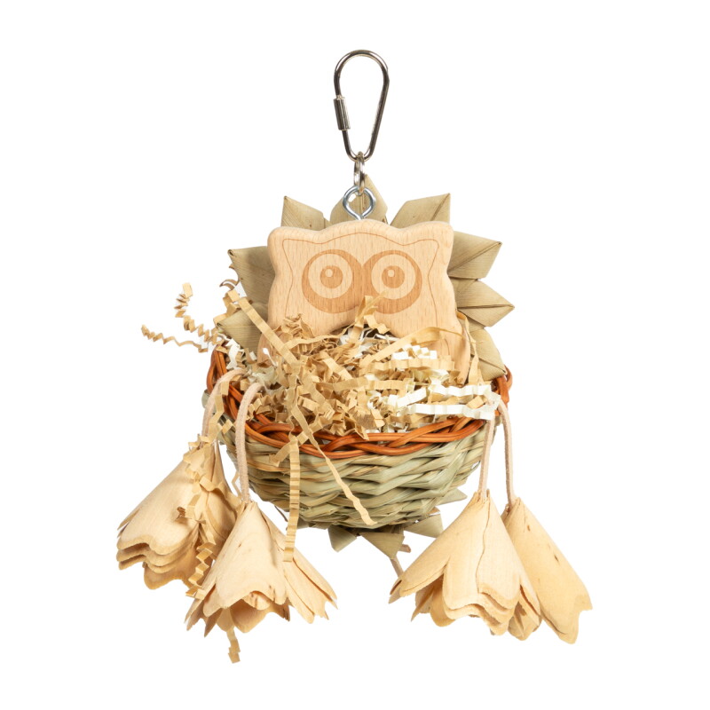 HappyBird Vogelspielzeug Leafy Basket