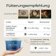 Fütterungsempfehlung: GELENKE+ (Pferdegold) 0,5 Löffel (25g) Fohlen/Ponys 60 Tage; 1 Löffel (50g) Großpferde 30 Tage.