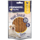 Premiere I love my dog Fleischsnack-Sticks, Hühnergeschmack, 70g Packung mit weichen, kaubaren Leckereien für Hunde.