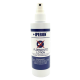 Weiße Sprühflasche mit der Aufschrift IPERON FLOHSCHUTZ LOTION und rotem durchgestrichenem Flöhen-Symbol